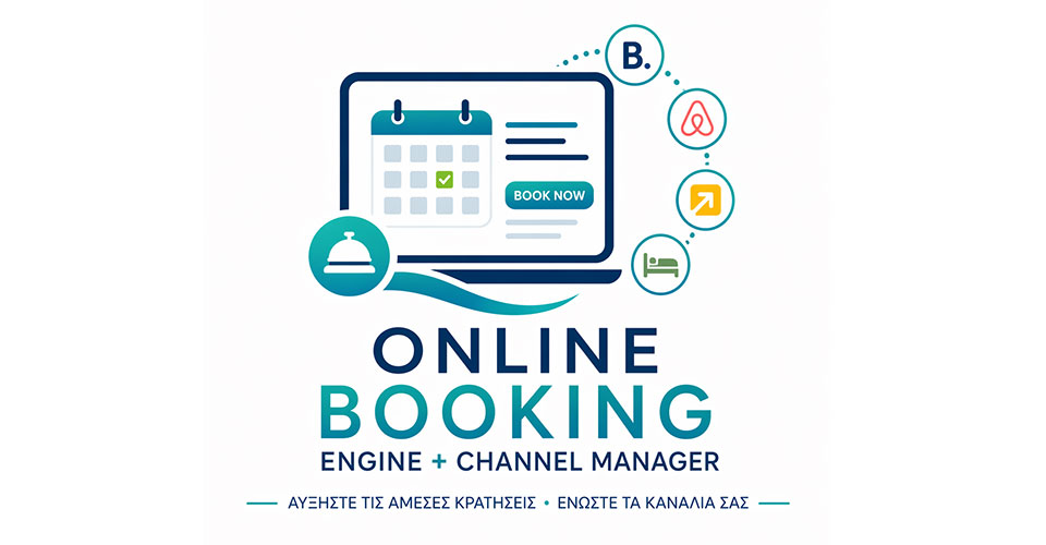 BookOnlineNow booking engine και HotelAvailabilities channel manager